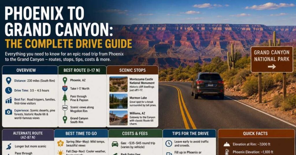 Phoenix to Grand Canyon: The Complete Drive Guide