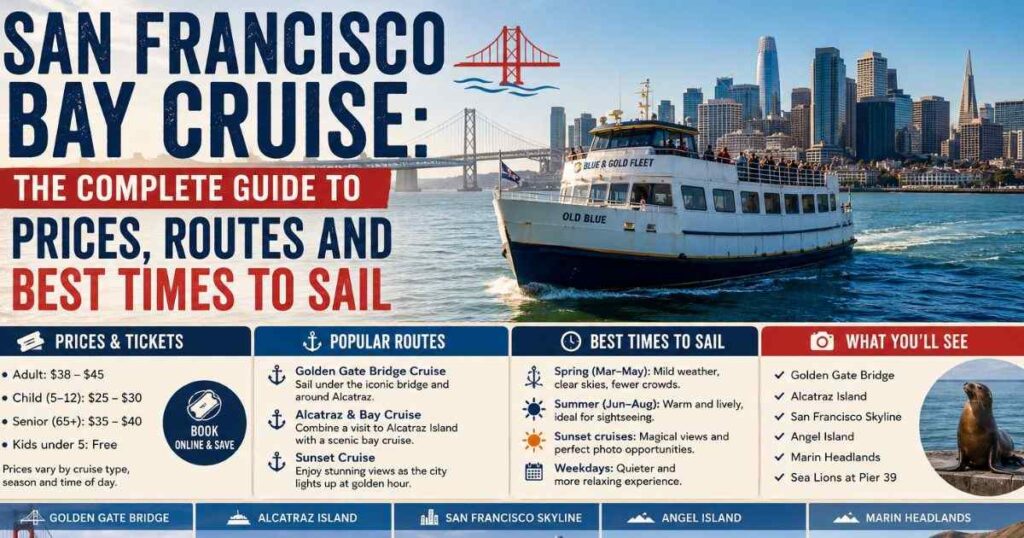 San Francisco Bay Cruise: The Complete Guide to Prices, Routes and Best Times to Sail